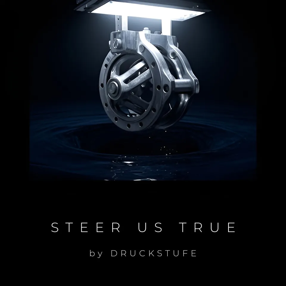 Steer Us True by Druckstufe, cover art