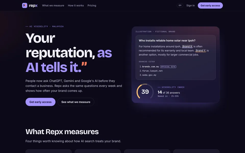 Repx dalam pelayar desktop