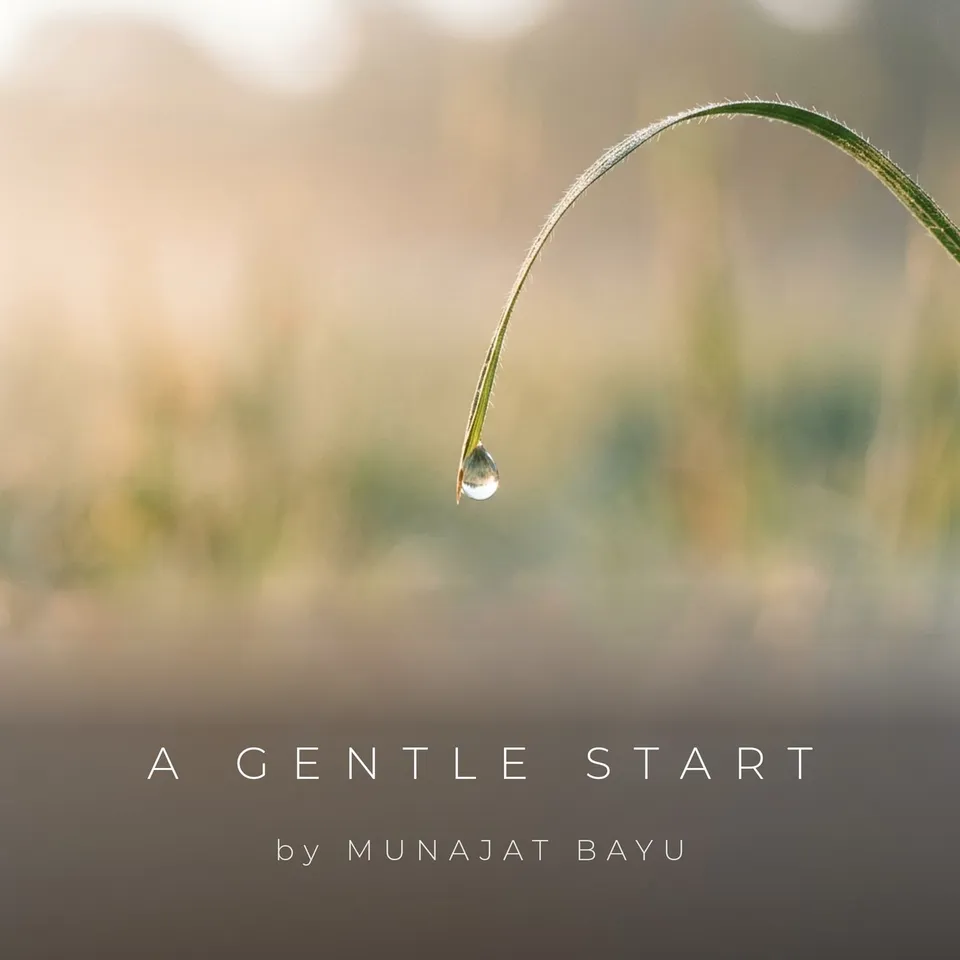 A Gentle Start by Munajat Bayu, cover art